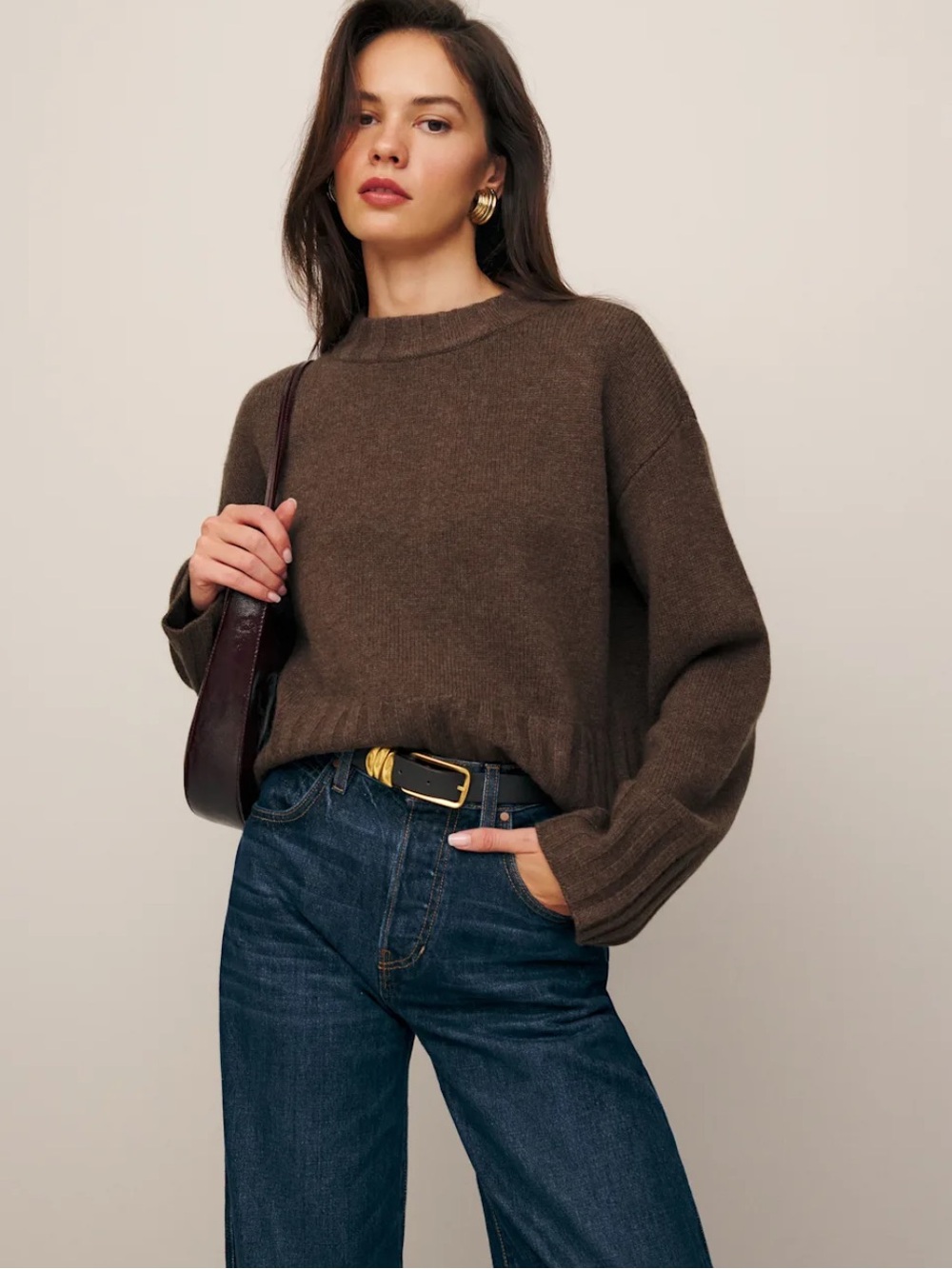 Reformation Mer Regenerative Wool Sweater